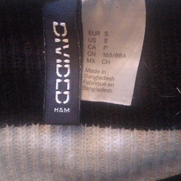 H&M stripped cropped sweater - Picture 4 of 4